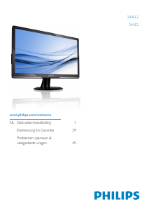 Handleiding Philips 244EL2SB LED monitor