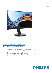 Manual de uso Philips 271S7QJMB Monitor de LCD