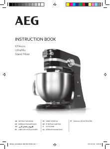 Handleiding AEG KM4900 Standmixer