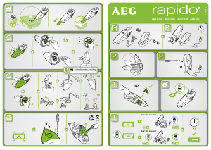 Manual AEG AG6120T Handheld Vacuum