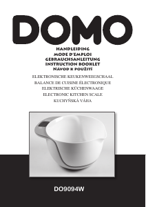 Handleiding Domo DO9094W Keukenweegschaal