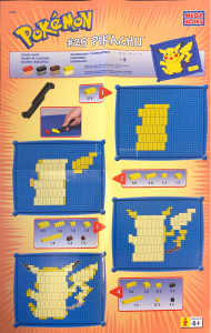 Hướng dẫn sử dụng Mega Bloks set 2040 Pokemon Pikachu