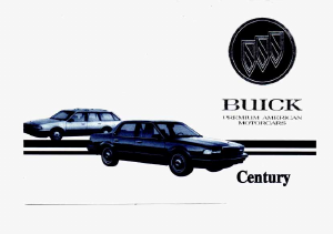 Handleiding Buick Century (1993)