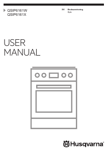 Bruksanvisning Husqvarna QSIP6161X Spis