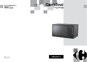 Mode d’emploi Carrefour Home HMG23DZ-13 Micro-onde