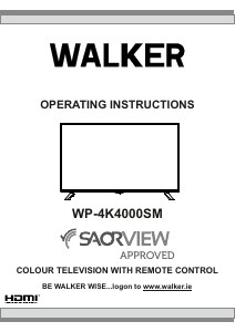 Bruksanvisning Walker WP-4K4000SM LCD TV