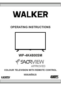 Bruksanvisning Walker WP-4K4800SM LCD TV