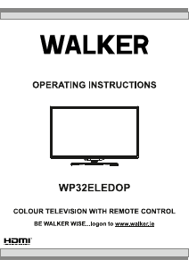Bruksanvisning Walker WP32ELEDOP LCD TV