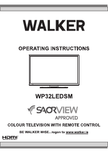 Bruksanvisning Walker WP32LEDSM LCD TV