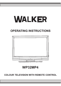 Bruksanvisning Walker WP32MP4 LCD TV