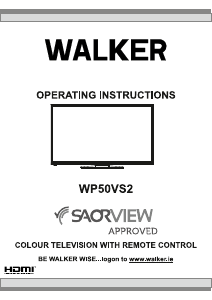 Handleiding Walker WP50VS2 LCD televisie