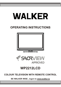 Bruksanvisning Walker WP2212LCD LCD TV