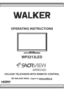 Bruksanvisning Walker WP2213LED LCD TV