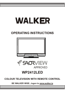 Handleiding Walker WP2412LED LCD televisie