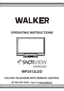 Bruksanvisning Walker WP2412LED LCD TV