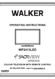 Bruksanvisning Walker WP2413LED LCD TV