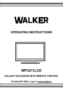 Bruksanvisning Walker WP3211LCD LCD TV