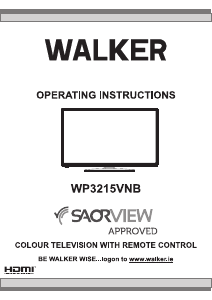 Bruksanvisning Walker WP3215VNB LCD TV