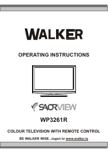 Bruksanvisning Walker WP3261R LCD TV
