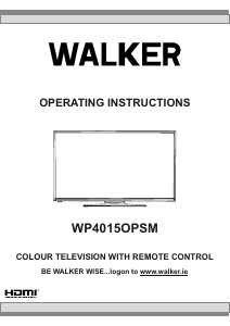 Bruksanvisning Walker WP4015OPSM LCD TV