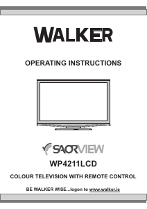Bruksanvisning Walker WP4211LCD LCD TV