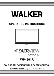 Bruksanvisning Walker WP4661R LCD TV