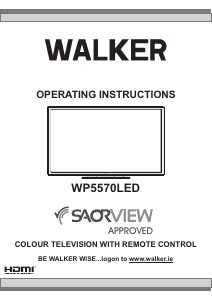 Bruksanvisning Walker WP5570 LCD TV