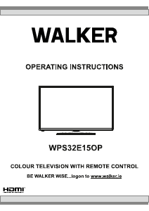 Bruksanvisning Walker WPS32E15OP LCD TV