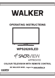 Bruksanvisning Walker WPS28265 LCD TV