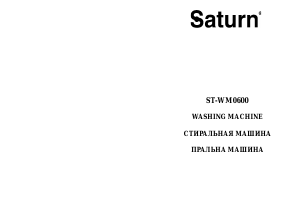 Handleiding Saturn ST-WM0600 Wasmachine