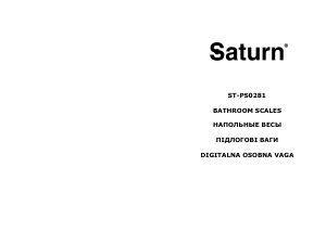 Manual Saturn ST-PS0281 Scale