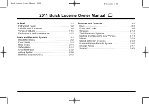 Handleiding Buick Lucerne (2011)