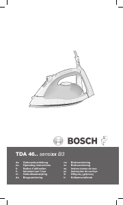 Kullanım kılavuzu Bosch TDA4630 sensixx B3 secure Ütü