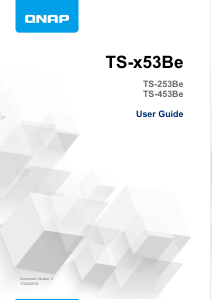 Manual QNAP TS-253Be NAS