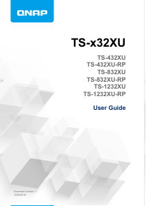Manual QNAP TS-432XU NAS