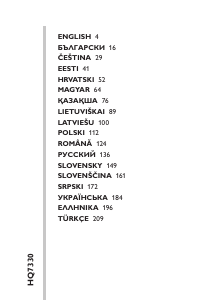 Instrukcja Philips HQ7330 Golarka