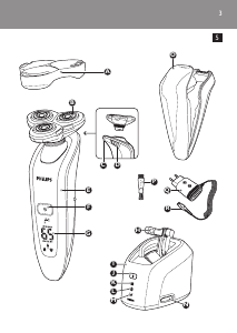 Manual Philips RQ1077 Aparat de ras