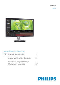 Manual Philips 328P6VJEB Monitor LED