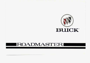 Handleiding Buick Roadmaster (1996)