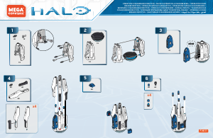 Handleiding Mega Construx set FVK11 Halo Ocean breaker drop pod