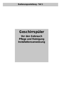 Bedienungsanleitung Juno JSI3361B Geschirrspüler