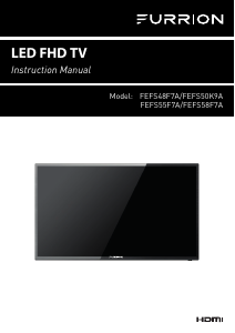 Manual Furrion FEFS55F7A LED Television