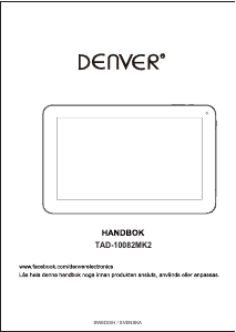 Bruksanvisning Denver TAD-10082MK2 Tablet