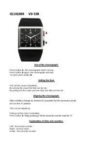 Bruksanvisning Danish Design IQ13Q869 Armbandsur