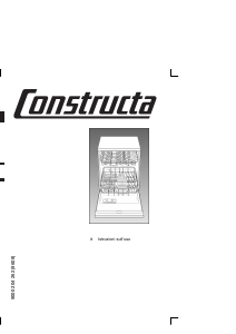 Manuale Constructa CG540J9 Lavastoviglie