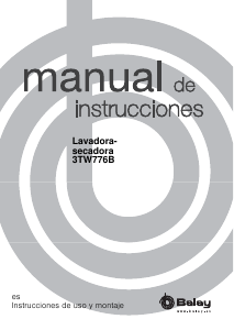 Manual de uso Balay 3TW776B Lavasecadora
