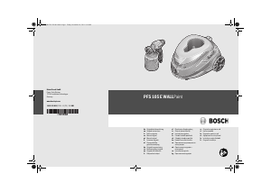 Посібник Bosch PFS 105 E WALLPaint Розпилювач фарби