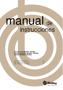 Manual Balay 3BC8880N Cooker Hood