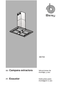 Manual de uso Balay 3BI798 Campana extractora