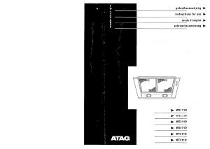 Handleiding ATAG WT311D Afzuigkap